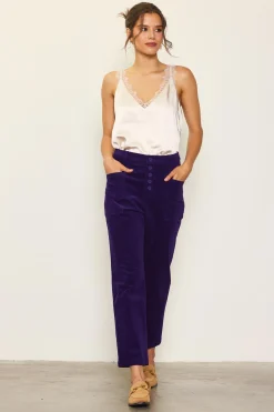 High Waisted Corduroy Pants*SKIES ARE BLUE Best