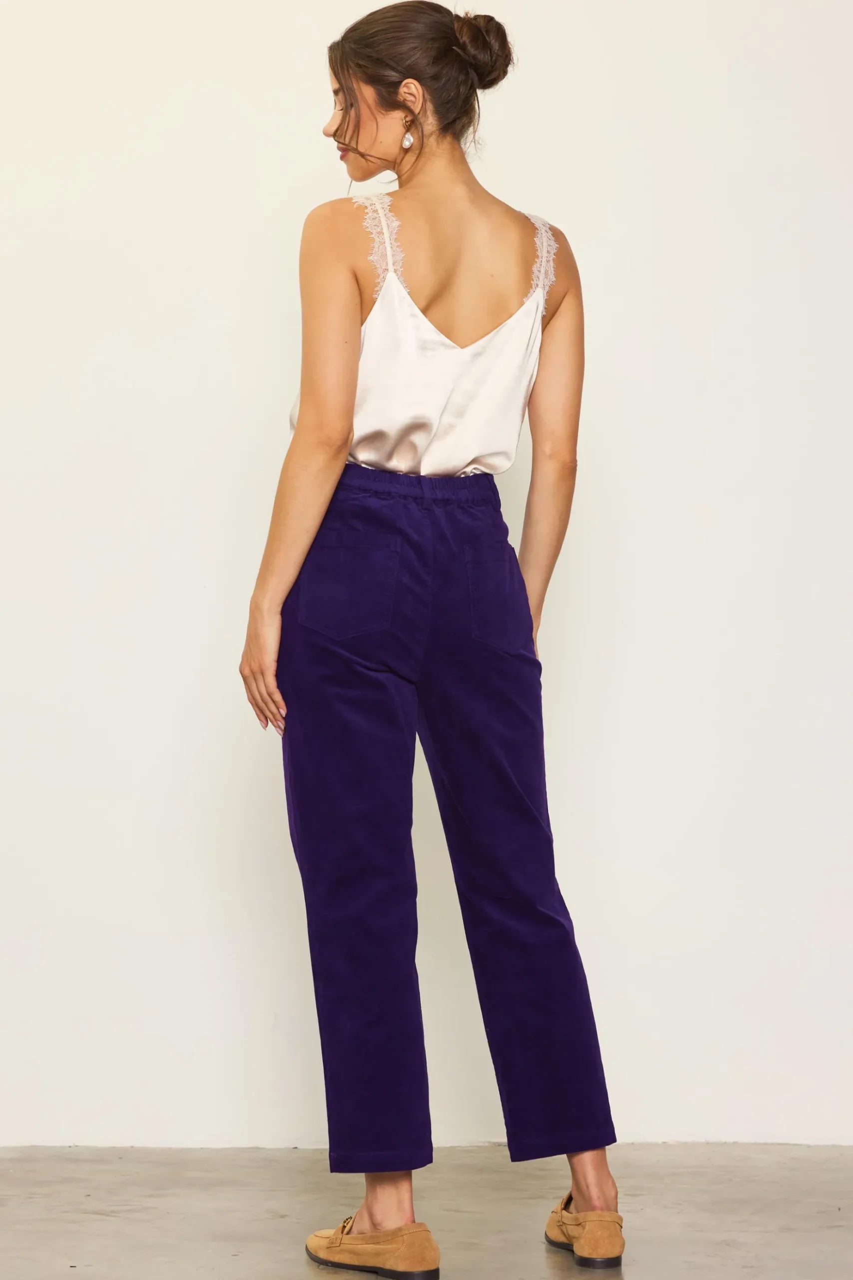 High Waisted Corduroy Pants*SKIES ARE BLUE Best