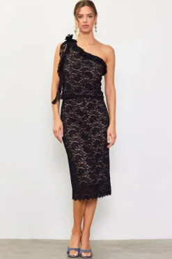 High Waisted Lace Midi Skirt*SKIES ARE BLUE Online