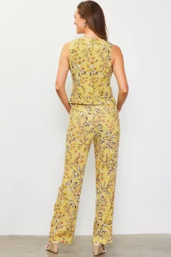 Ilona Floral Print Linen Pants*SKIES ARE BLUE Hot