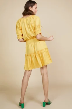 Jacquard Tiered Short Dress*SKIES ARE BLUE Best