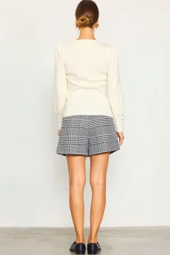Jewel Detail Longsleeve Sweater*SKIES ARE BLUE Hot