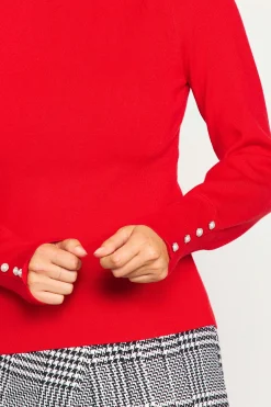 Jewel Detail Longsleeve Sweater*SKIES ARE BLUE Hot