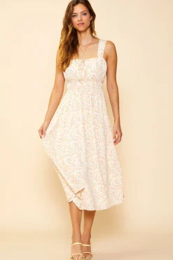 Julie Floral Printed Midi Dress*SKIES ARE BLUE Best