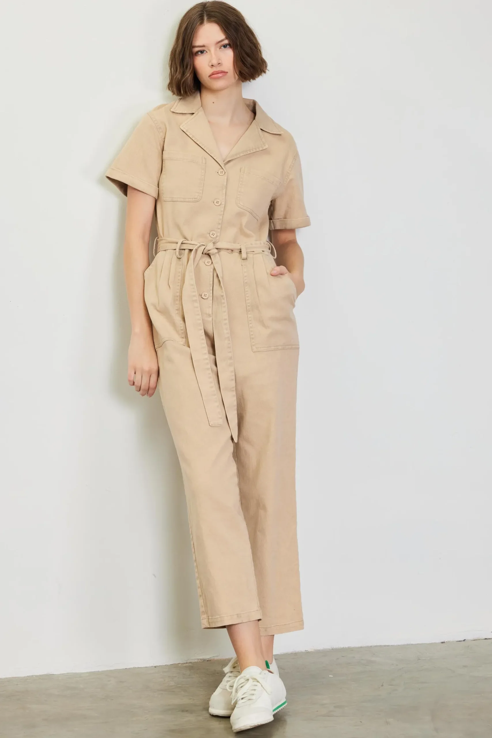 Kendall Washed Utility Jumpsuit*SKIES ARE BLUE New
