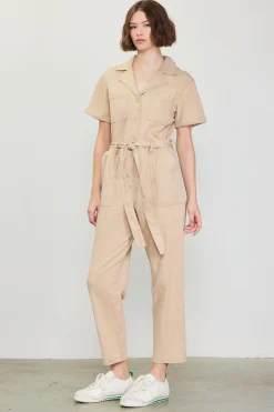 Kendall Washed Utility Jumpsuit*SKIES ARE BLUE New
