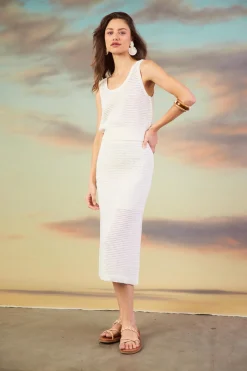 Knit Side Slit Skirt*SKIES ARE BLUE Best