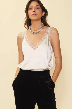 Lace Trim Cami Top*SKIES ARE BLUE Clearance