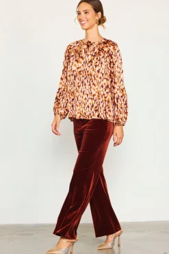 Leopard Print Longsleeve Blouse*SKIES ARE BLUE