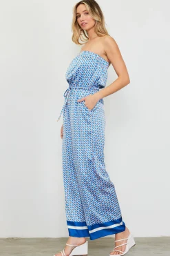 Livia Bandana Print Jumpsuit*SKIES ARE BLUE Outlet