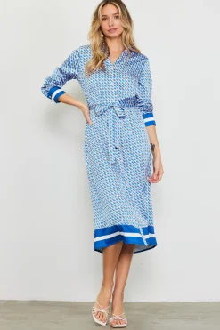 Livia Bandana Print Shirt Dress*SKIES ARE BLUE Discount