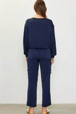 Longsleeve Bubble Top*SKIES ARE BLUE Hot