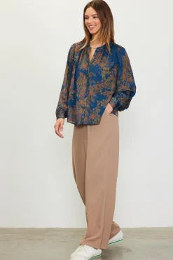 Longsleeve Buttondown Blouse*SKIES ARE BLUE Discount