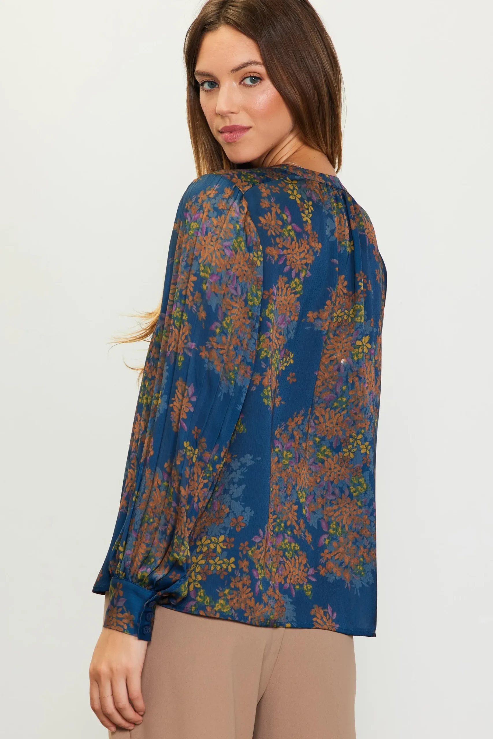 Longsleeve Buttondown Blouse*SKIES ARE BLUE Discount