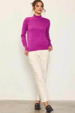 Longsleeve Mock Neck Sweater*SKIES ARE BLUE Outlet