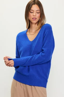Longsleeve V Neck Sweater*SKIES ARE BLUE Clearance