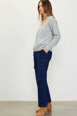 Longsleeve V Neck Sweater*SKIES ARE BLUE Discount