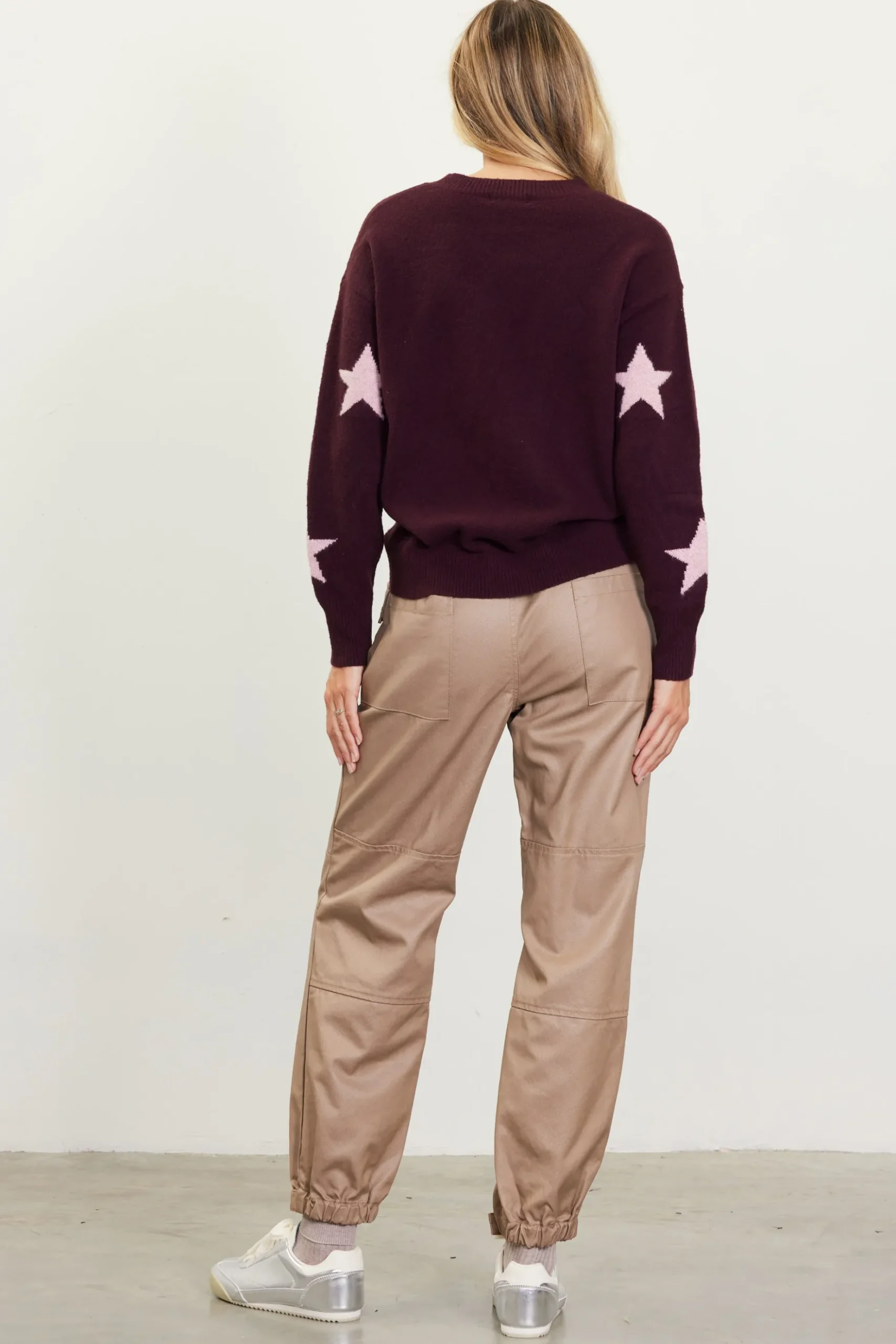 Lurex Star Print Sweater*SKIES ARE BLUE Discount