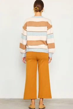Lurex Stripe Oversized Sweater*SKIES ARE BLUE New
