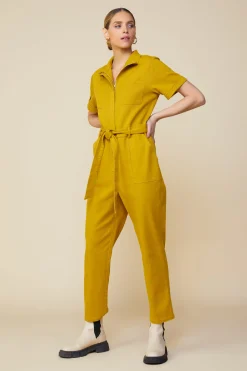 Millie Utility Zip Jumpsuit*SKIES ARE BLUE New