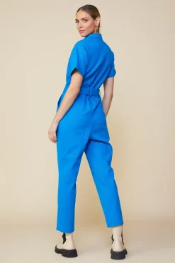 Millie Utility Zip Jumpsuit*SKIES ARE BLUE Clearance