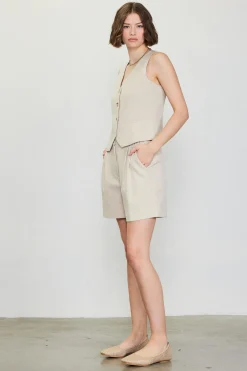 Mélange Pleated Shorts*SKIES ARE BLUE Outlet