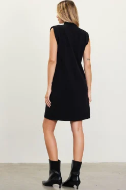 Mock Neck Sleeveless Knit Dress*SKIES ARE BLUE Online
