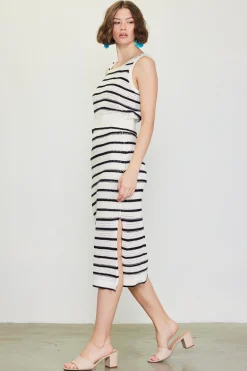 Nautical Stripe Crochet Skirt*SKIES ARE BLUE Online