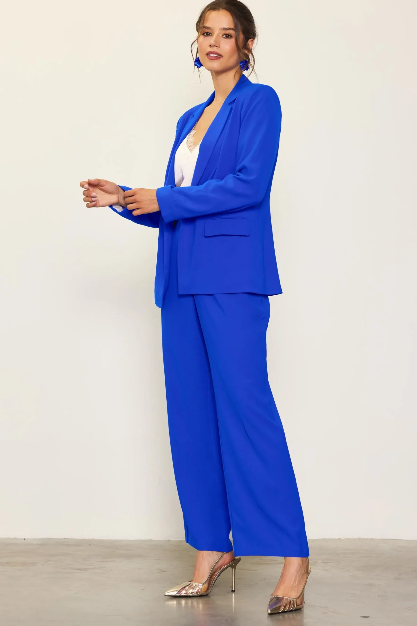 Neon Welt Pocket Blazer*SKIES ARE BLUE