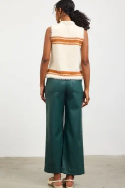 Nora Mock Neck Sweater Vest*SKIES ARE BLUE Discount