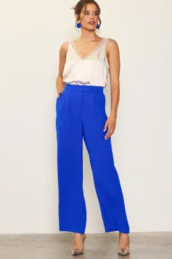 Pintuck Wide Leg Trousers*SKIES ARE BLUE Hot