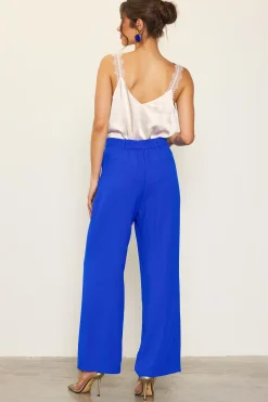 Pintuck Wide Leg Trousers*SKIES ARE BLUE Hot