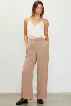 Pintuck Wide Leg Trousers*SKIES ARE BLUE Hot