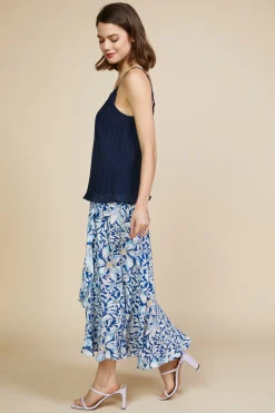 Pleated Lace Detail Cami Top*SKIES ARE BLUE Sale