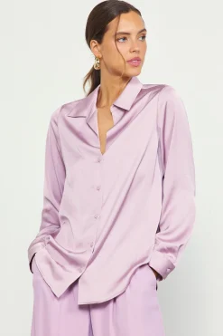Recycled Button Down Top*SKIES ARE BLUE New