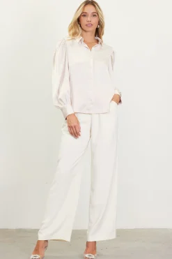 Recycled Button-Up Blouse*SKIES ARE BLUE Online