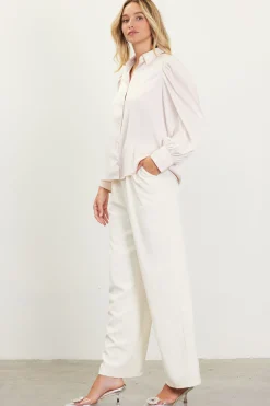 Recycled Button-Up Blouse*SKIES ARE BLUE Online