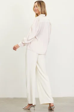 Recycled Button-Up Blouse*SKIES ARE BLUE Online