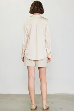 Recycled Classic Button Down Top*SKIES ARE BLUE Outlet