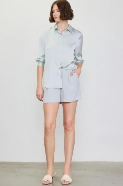 Recycled Classic Button Down Top*SKIES ARE BLUE Discount
