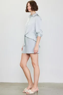 Recycled Classic Button Down Top*SKIES ARE BLUE Discount