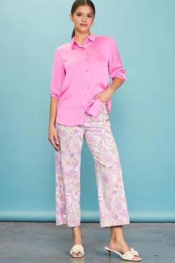 Recycled Classic Button Down Top*SKIES ARE BLUE Discount