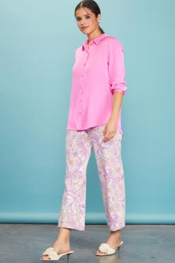 Recycled Classic Button Down Top*SKIES ARE BLUE Discount