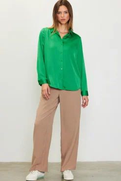 Recycled Classic Button Down Top*SKIES ARE BLUE Discount