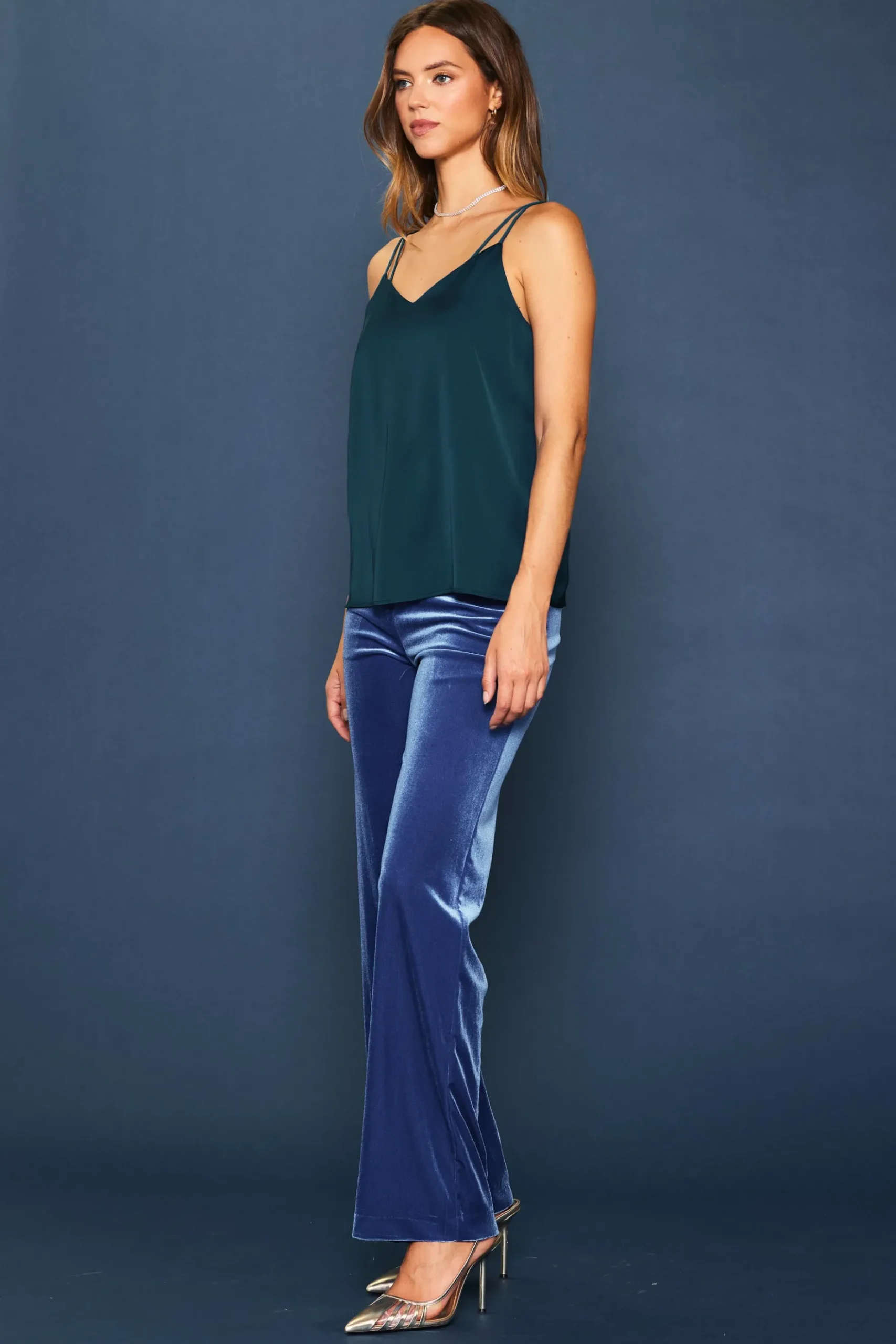 Recycled Double Strap Cami*SKIES ARE BLUE Outlet