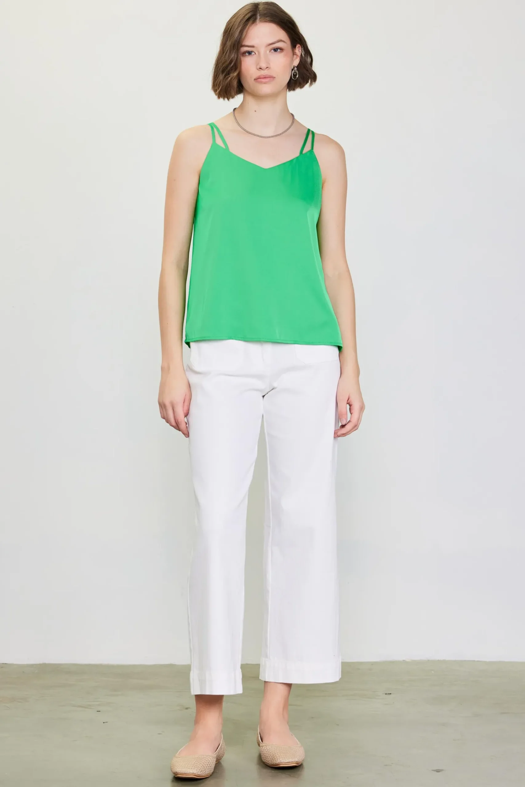 Recycled Double Strap Cami*SKIES ARE BLUE Clearance