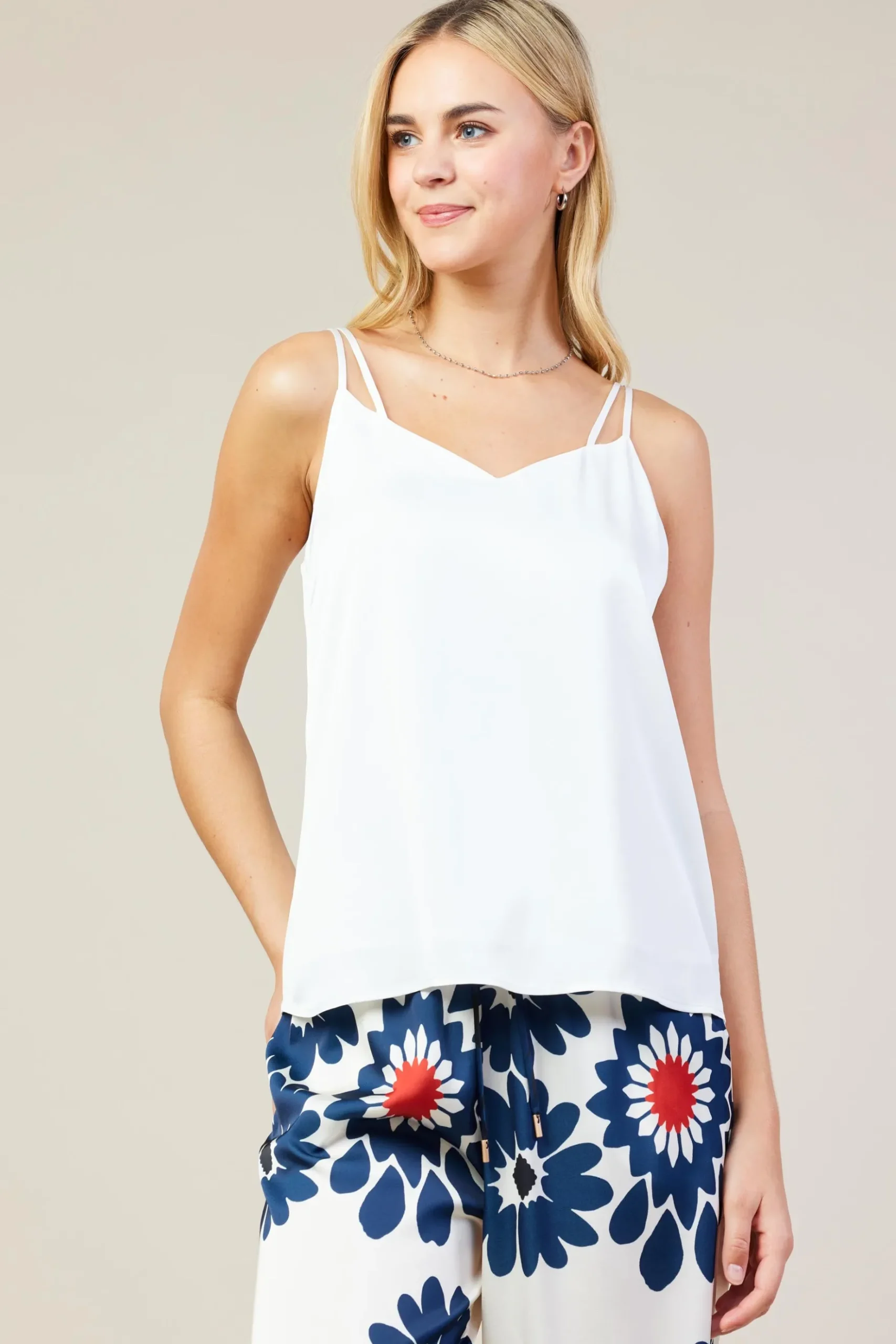 Recycled Double Strap Cami*SKIES ARE BLUE Sale