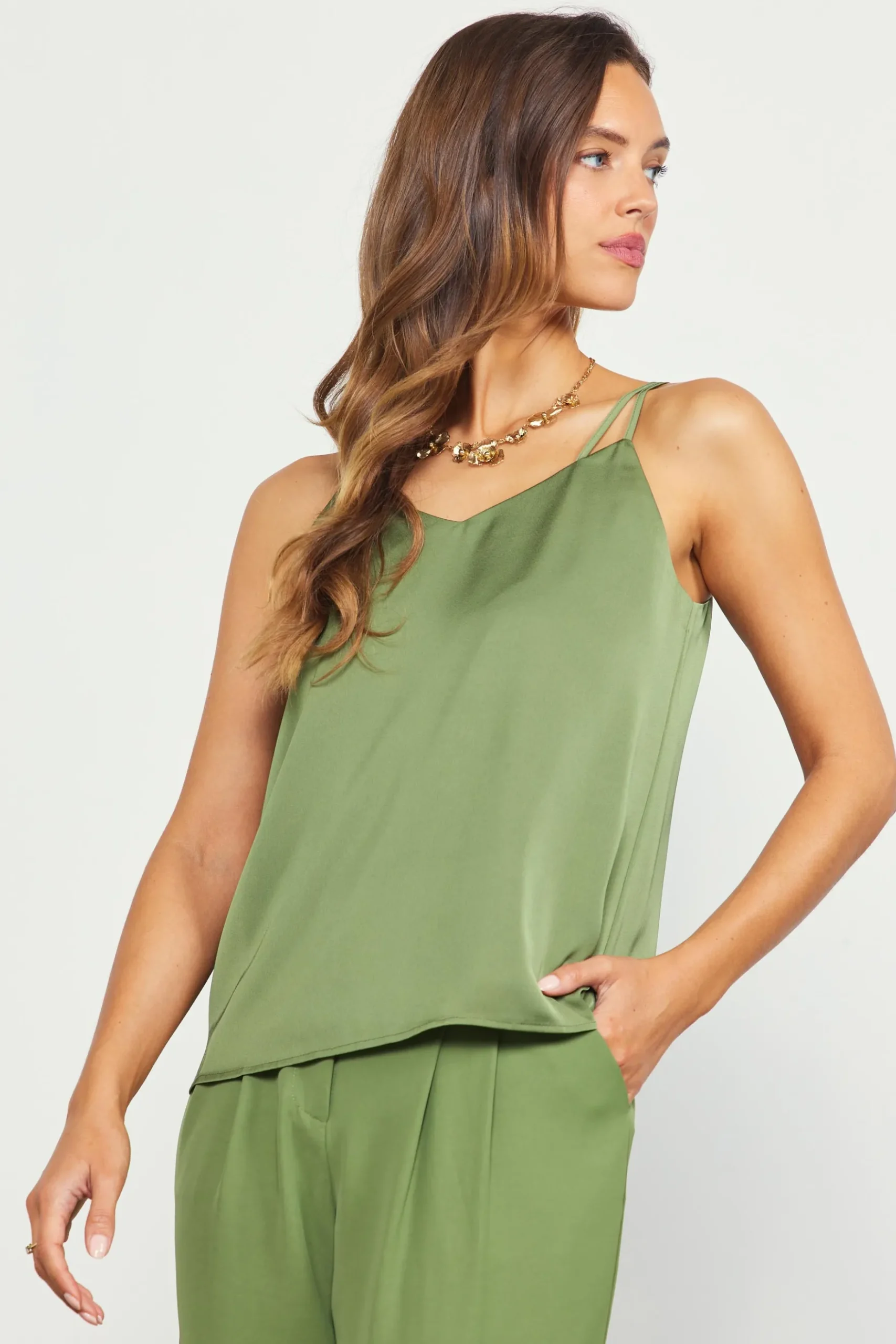 Recycled Double Strap Cami*SKIES ARE BLUE Online