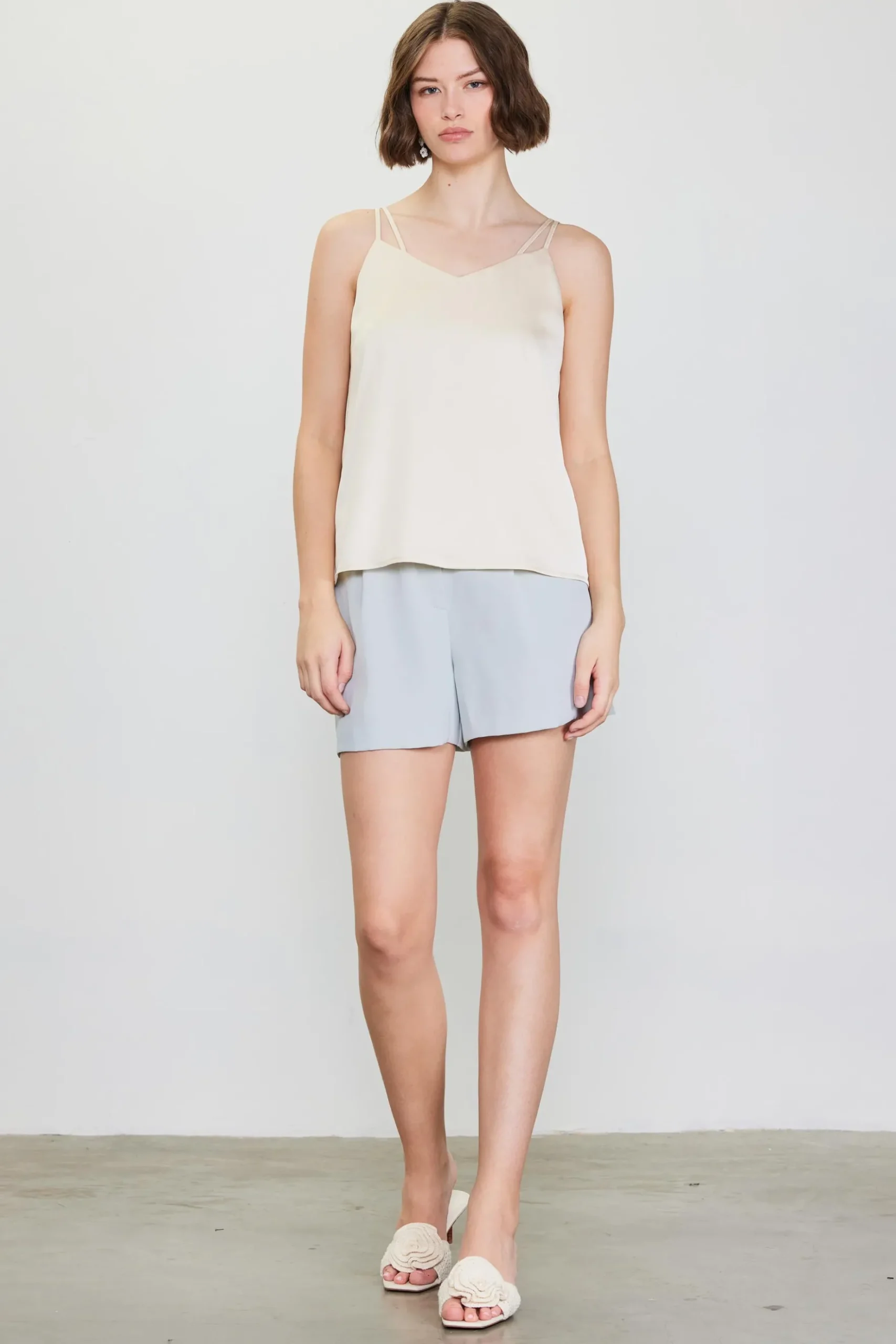 Recycled Double Strap Cami*SKIES ARE BLUE Clearance