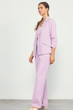 Recycled Shirred Sleeve Blazer*SKIES ARE BLUE Clearance